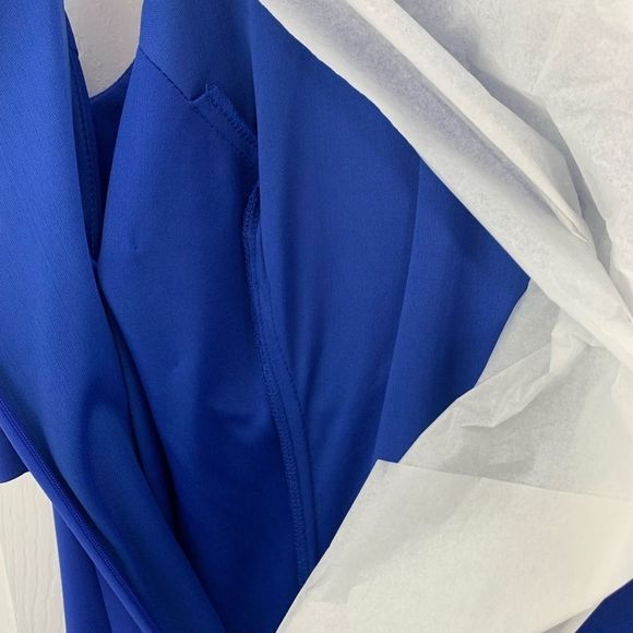 Fancy Schmancy Blue Beaded Detail Evening Gown - Picture 10 of 10